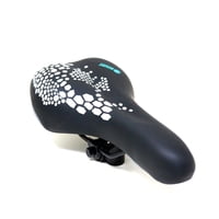 Asiento Radical Mountain Mtb N744 Hexágonos Negro Plata