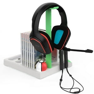 Cargador Multifunción Aaronmei Para Nintendo Switch Pro Blanco