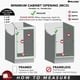 thumbnail image 2 of Contenedor de basura Rev-A-Shelf 53WC-1835SCDM-218 doble 35qt, 2 of 9