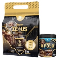 Palikos Fitness - 100% Whey Protein Zeus 2Kg Doypack Vainilla +Creatina Apolo 300G