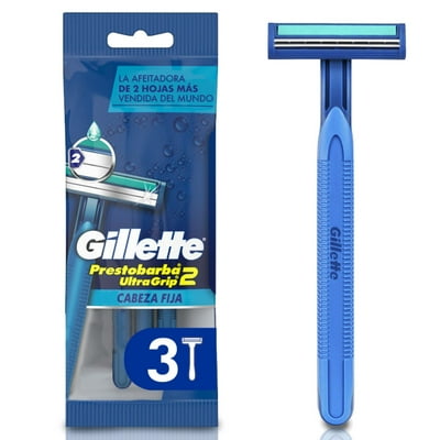 Máquina Afeitar Prestobarba Ultragrip2 Con Cabeza Fija 3 Un Gillette