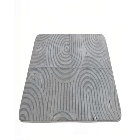 Genérico - Alfombra 150X200 Cm Texturizada Color Gris Claro