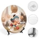 thumbnail image 4 of Hilda Plato decorativo de porcelana fina (bone china), plato decorativo de cerámica para hogar, oficina, soporte de pared, platos decorativos para dormitorio - 6 pulgadas (15 cm), 4 of 6