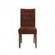 thumbnail image 1 of Silla Oviedo Tela Velvet Chocolate, 1 of 2