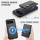 thumbnail image 3 of Para Google Pixel 9 Pro XL Funda de Teléfono Compatible con MagSafe 2 en 1 Billetera con Tarjetero y Bolsillo con Cierre para Efectivo, Funda de Cuero PU, Bloqueo RFID, Soporte Magnético Protector, 3 of 8