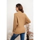 thumbnail image 4 of Sweater Mujer Cuello Alto Manga Larga Murciélago Tejido 5063, 4 of 4