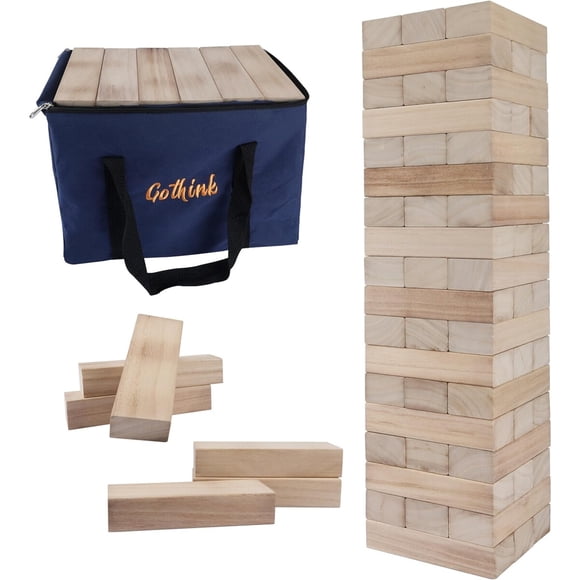 Juego Torre Apilable Gigante Gothink Madera 1.84FT