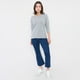 thumbnail image 4 of Polera Mujer Algodón Gris Melange Corona, 4 of 5