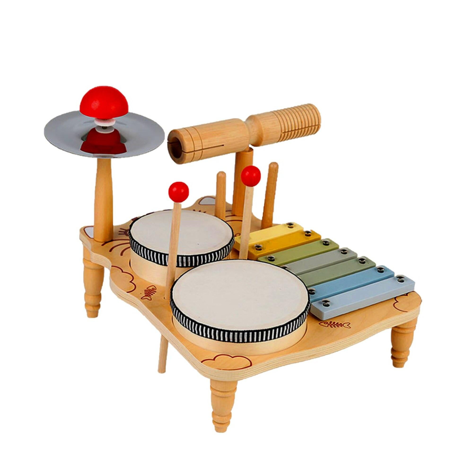 Kidscool - Didactico Bateria Madera Montessori