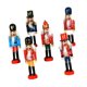 thumbnail image 3 of 6 Figuras De Cascanueces De Madera Para Colgar En Navidad Con Capa Azul, 3 of 5