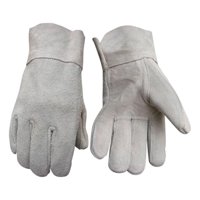 Metalfer - Guante Soldador Cuero/Descarne