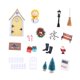 thumbnail image 2 of Juego De Puerta De Hadas En Miniatura De Elfo Navideño 1/12 Para Habitación Infantil, Fiestas, Festivales, Amarillo, 2 of 5
