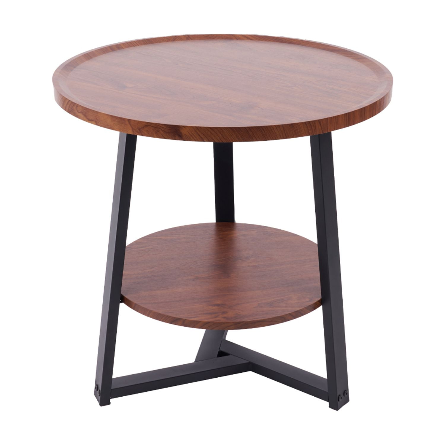 Klik Muebles - Mesa De Centro Trabajo Y Cafe - Madera Oscura Walnut