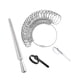 thumbnail image 3 of Herramientas de medición de tamaño Calibres Fabricación de joyas DIY, Tallas de EE. UU. 0-13, Herramienta de medición portátil Medición de tamaño de j, 3 of 5