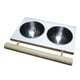 thumbnail image 1 of Plato De Alimentación Para Pájaros, Taza, Comida Para Pájaros, Tazas De Acero Inoxidable Para Loro, Periquito, Doble Ranura, 1 of 5
