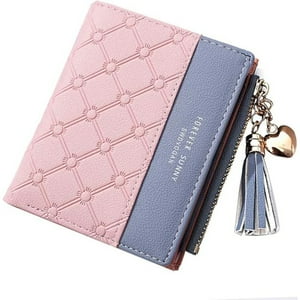 Veat00L - Billetera Cero, Con Cerradura Rfid, Diseño De Múltiples Tarjetas, Selección De Alta Calidad, Billetera Con Cremallera Delgada Y De Gran Capacidad Para Niñas Y Mujeres