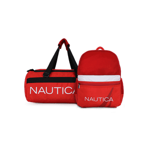 Bolso Valar + Mochila Stark Roja Nautica