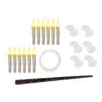 Bothyi - Velas Flotantes Para Colgar En La Ventana, Para Bodas, Interiores Y Exteriores, Halloween, 12 Unidades, Color Blanco