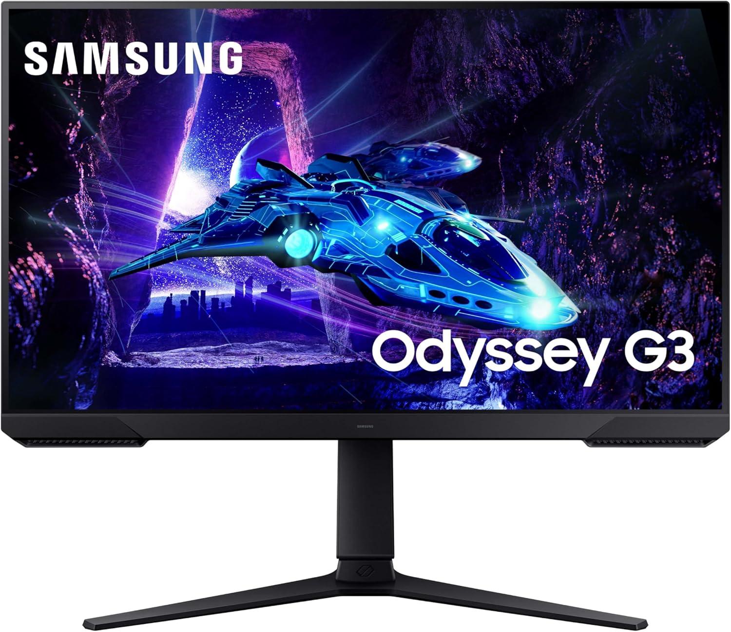 Samsung - Monitor Odyssey G30D 27 Pulgadas, 1 Ms, 180 Hz Negro