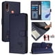 thumbnail image 1 of Funda tipo cartera FOXDOCK para Motorola MOTO E7 POWER 2021 con soporte, ranuras, RFID, diseño de gato, 1 of 5