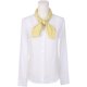 thumbnail image 2 of Bufanda Cuadrada de Mujer Floral Fresca de 26.7'' de Algodón Satén con Patrón Floral Pañuelo para Regalo Viaje Oficina Talla Única Amarillo, 2 of 6