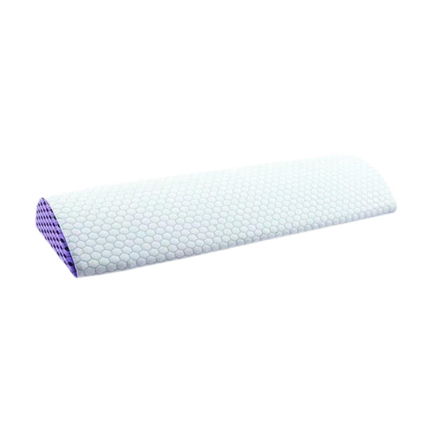 Almohada De Cintura Para Dormir Boca Arriba, Cojín De Apoyo Lumbar Para La Espalda En La Oficina, Color Violeta