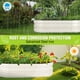 thumbnail image 4 of Cama de jardín elevada WORKPRO de acero galvanizado, 120 x 60 x 30 cm, color blanco, 4 of 7