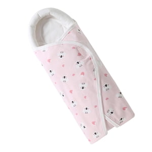 Bothyi - Envolturas Para Bebé Con Gorro Para Baño, Piscina, Playa, Ducha, Manta Para Dormir De Dibujos Animados, Color Rosa