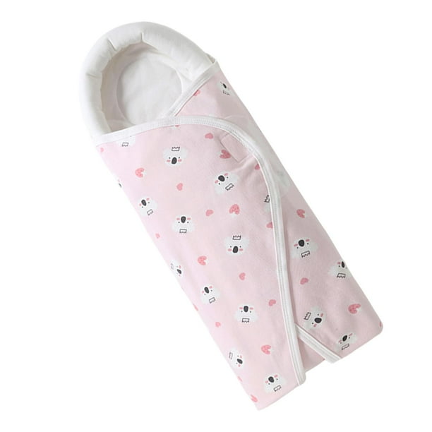 Envolturas Para Bebé Con Gorro Para Baño, Piscina, Playa, Ducha, Manta Para Dormir De Dibujos Animados, Color Rosa