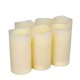 thumbnail image 1 of Velas sin llama H-BLOSSOM de cera auténtica parpadeante con temporizador de 5 horas, 1 of 7