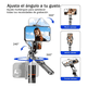 thumbnail image 2 of Trípode Palo Selfie 2 Luz Relleno Control Remoto #1, 2 of 3