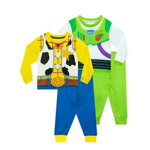 Pijama Disney Toy Story, Paquete De 2 Unidades Para Niños, 3T, Woody Buzz Lightyear