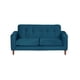 thumbnail image 1 of Sofa Salerno 2C Tela Velvet Azul Petroleo, 1 of 4