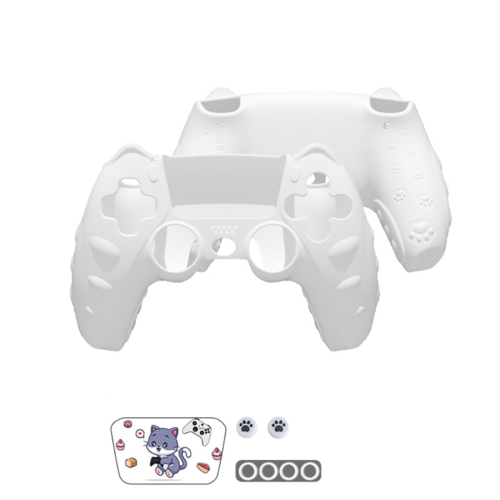 Funda Protectora Silicona Aaronmei Ps5 Blanco