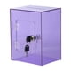 thumbnail image 5 of Caja De Ahorro De Dinero De Acrílico Con Cierre, Tarro De Ahorro Transparente Para Dormitorio De Ni?os Y Adolescentes, Violeta, 5 of 5
