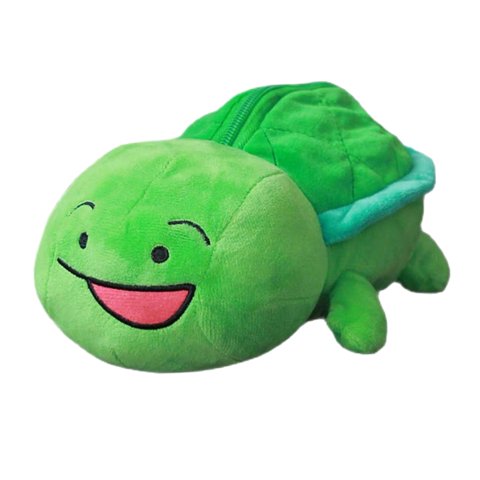 Magideal - Estuche Para Lápices Con Cremallera, Estuche Para Lápices Creativo Para Adolescentes De Felpa De Tortuga, Regalo