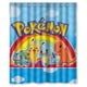 thumbnail image 1 of Cortina de ducha de Pokémon, juego de cortinas de baño con ganchos, tamaño 60 x 72 pulgadas, 1 of 3
