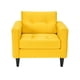 thumbnail image 1 of Sofa Retro 1C Felpa 00 Amarillo, 1 of 6