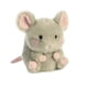 thumbnail image 2 of Ratón de peluche Aurora Round Rolly Pet Frisk Mouse, 12 cm, gris, 2 of 5