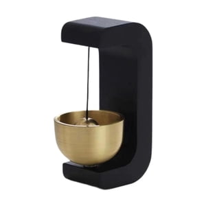 Bothyi - Apertura De Puerta Comerciantes Campana Decoración De Puerta Para Puerta De Granero Entrada Comercial Negro