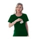 thumbnail image 3 of Polera Lactancia Maternidad Ana Manga Corta Verde verde L, 3 of 4
