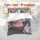 thumbnail image 1 of 3pcs Twin Cities Style Printed Bedding Set with a Soft Duvet Cover And Two Pillowcases, 1 of 5