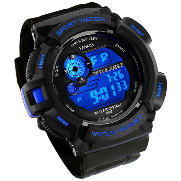 Reloj LED digital multifunción militar FANMIS para hombre