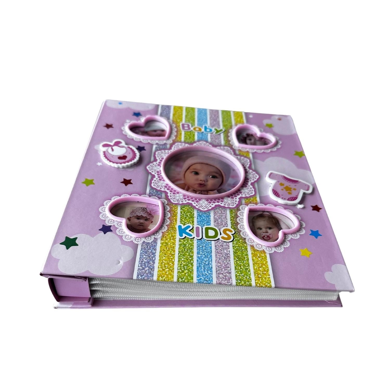 Kivara - Album Foto Bebe Infantil Arcoiris Rosa 80 Fotos Rosa