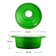 thumbnail image 2 of Olla Hierro Redonda 31.5x25x12 Cm. Verde, 2 of 3