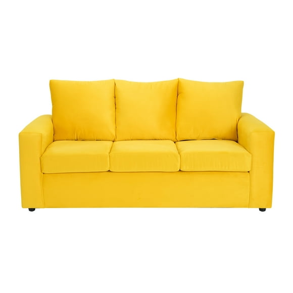 Sofa Kendy 3c Felpa 30 Amarillo