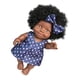 thumbnail image 1 of Muñeca Afroamericana Muñecas Realistas Para Bebés Vinilo Suave Muñeca Hecha A Mano De 10 Pulgadas, 1 of 5