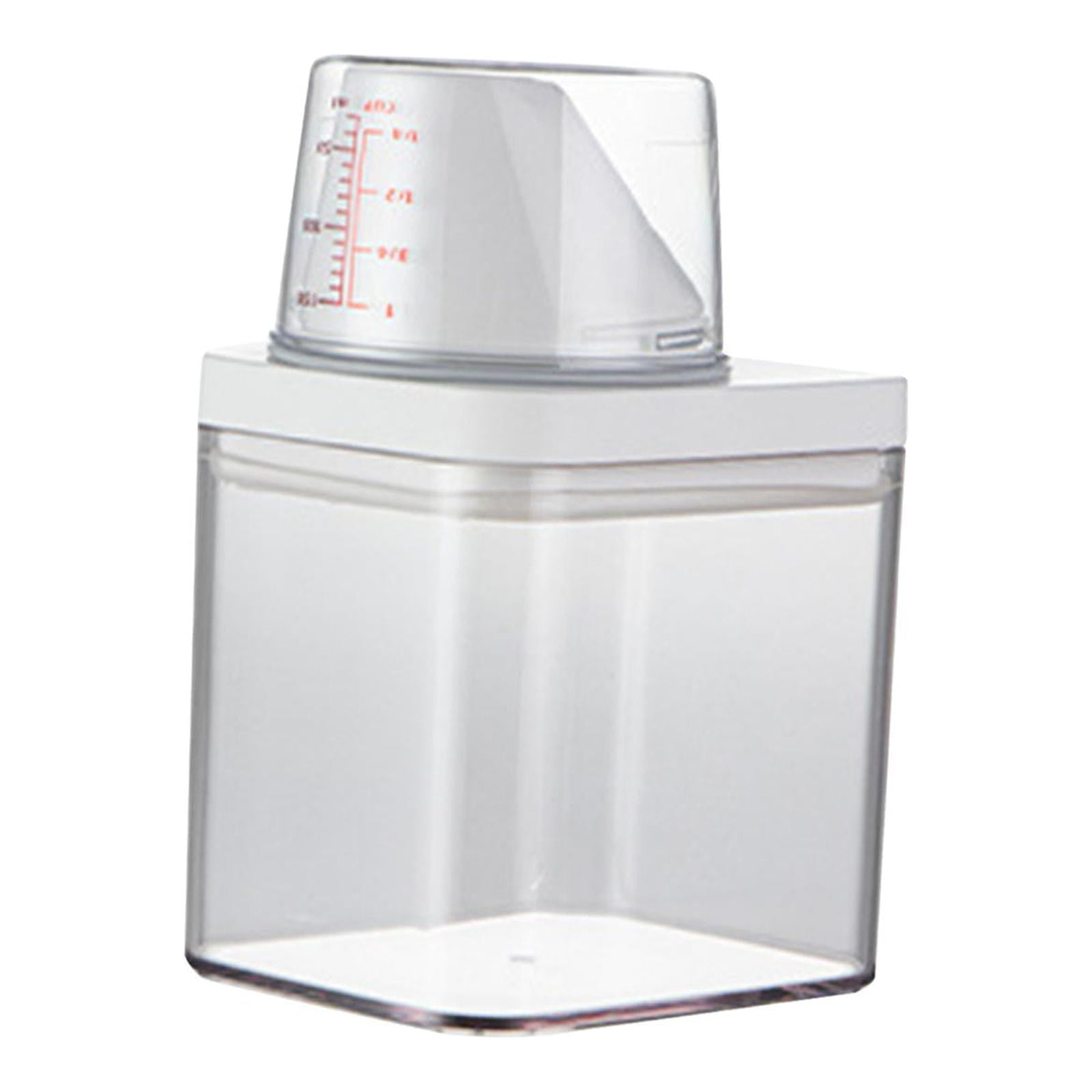 Bothyi - Contenedor De Almacenamiento De Arroz Despensa Con Taza Medidora Dispensador De Detergente Para Ropa S (700 Ml)