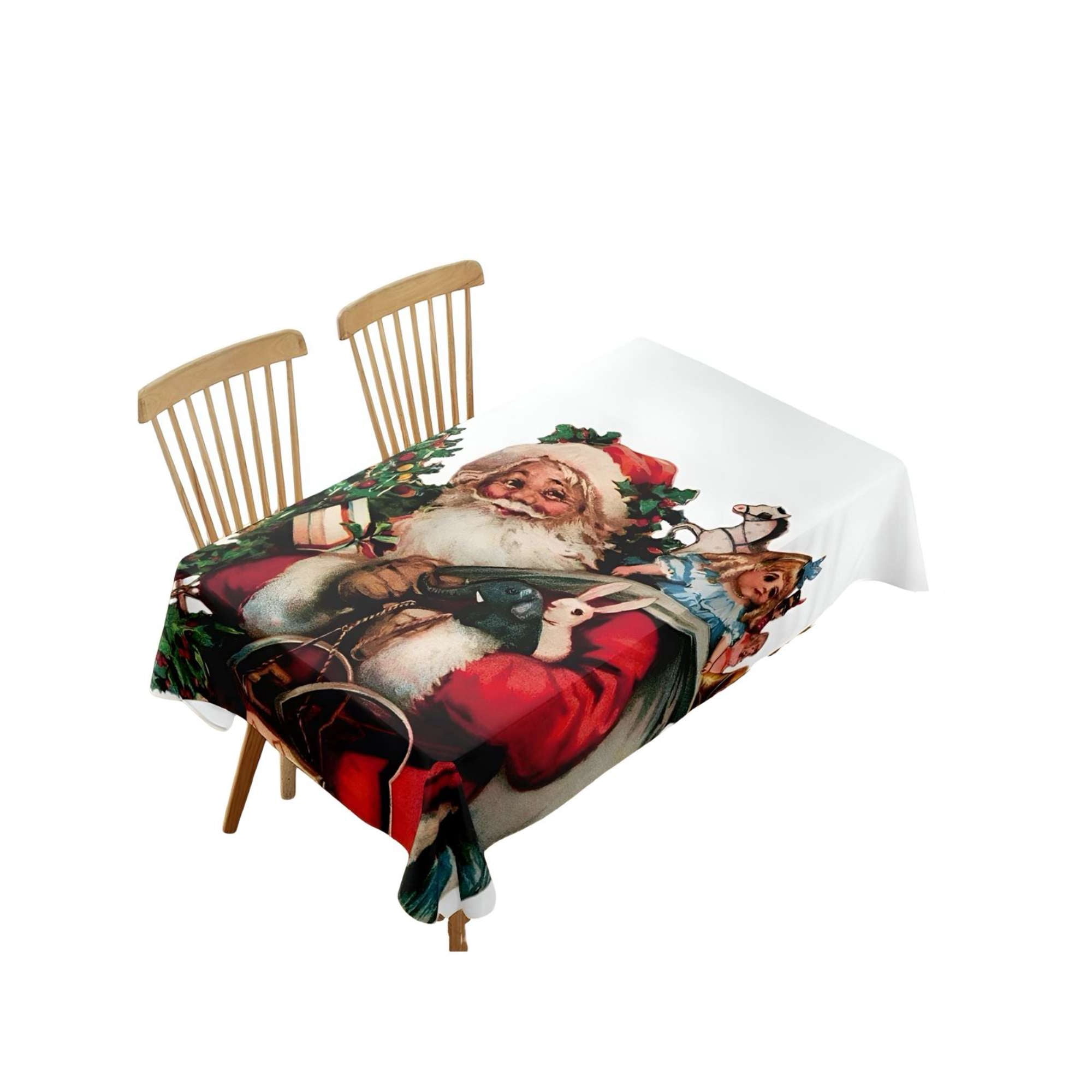 Tengfei - Mantel De Navidad Antimanchas Juguetes