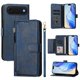 thumbnail image 1 of Funda Billetera Cremallera para iPhone 17 AIr con Porta Tarjetas, Soporte y Correa Azul, 1 of 5